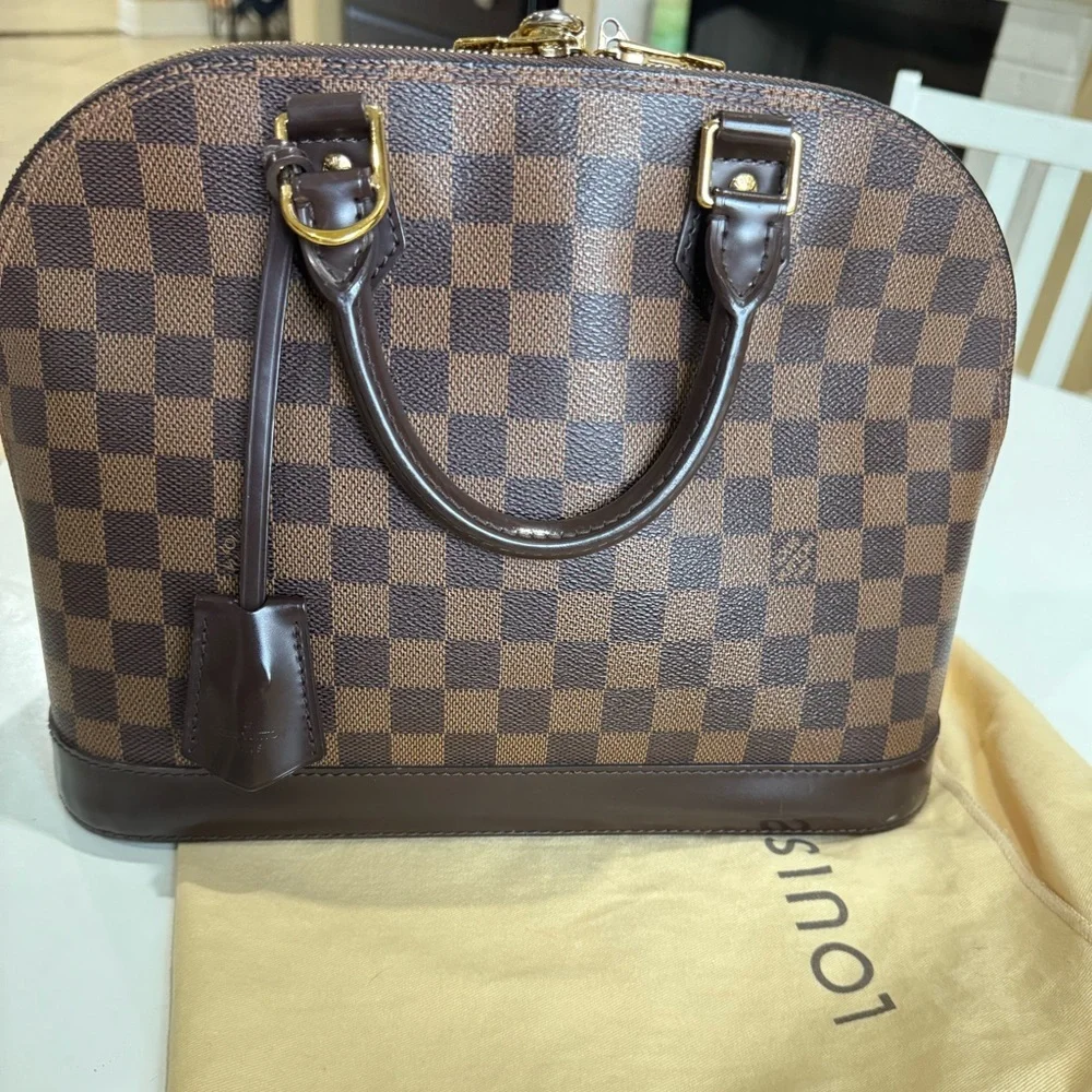 Louis Vuitton Alma Damier Handle Bag - Picture 1 of 12